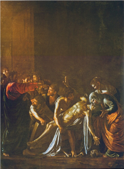 〈拉撒路的復活〉，1609年，義大利佛羅倫斯烏菲齊美術館。
