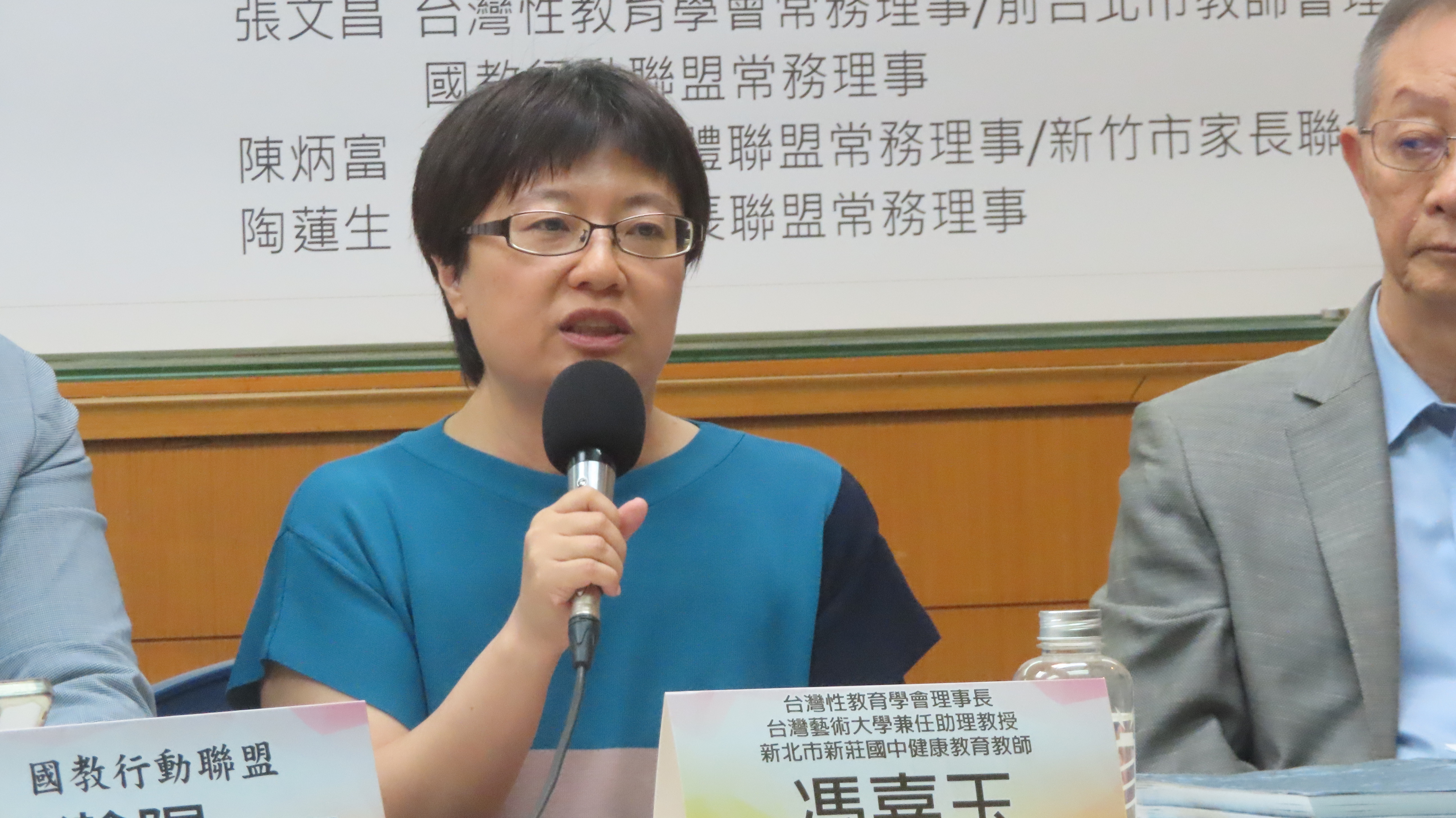 馮嘉玉理事長。(圖/梁敬彥攝影)