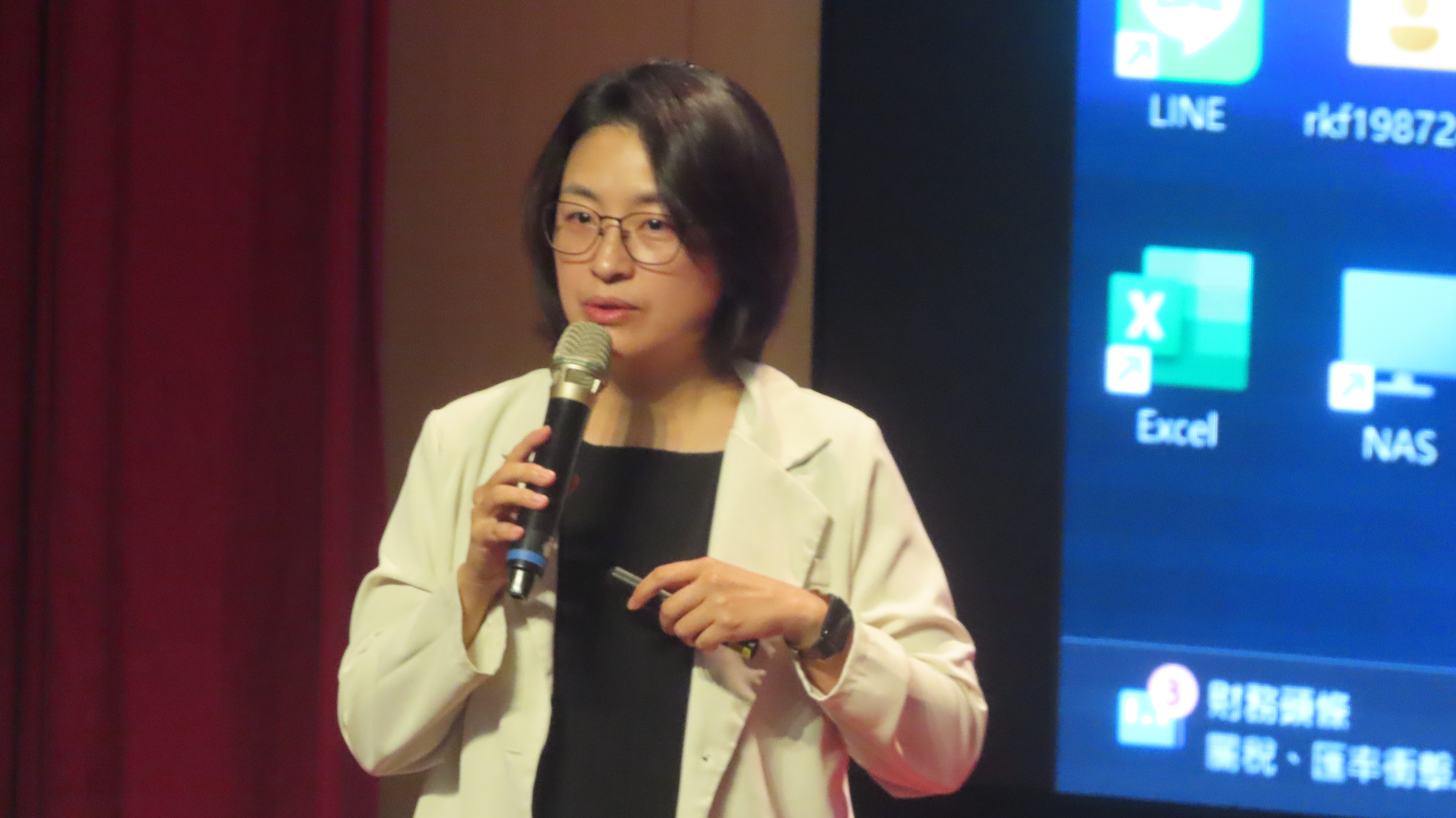 胡筱薇副教授。。(圖/梁敬彥攝影)