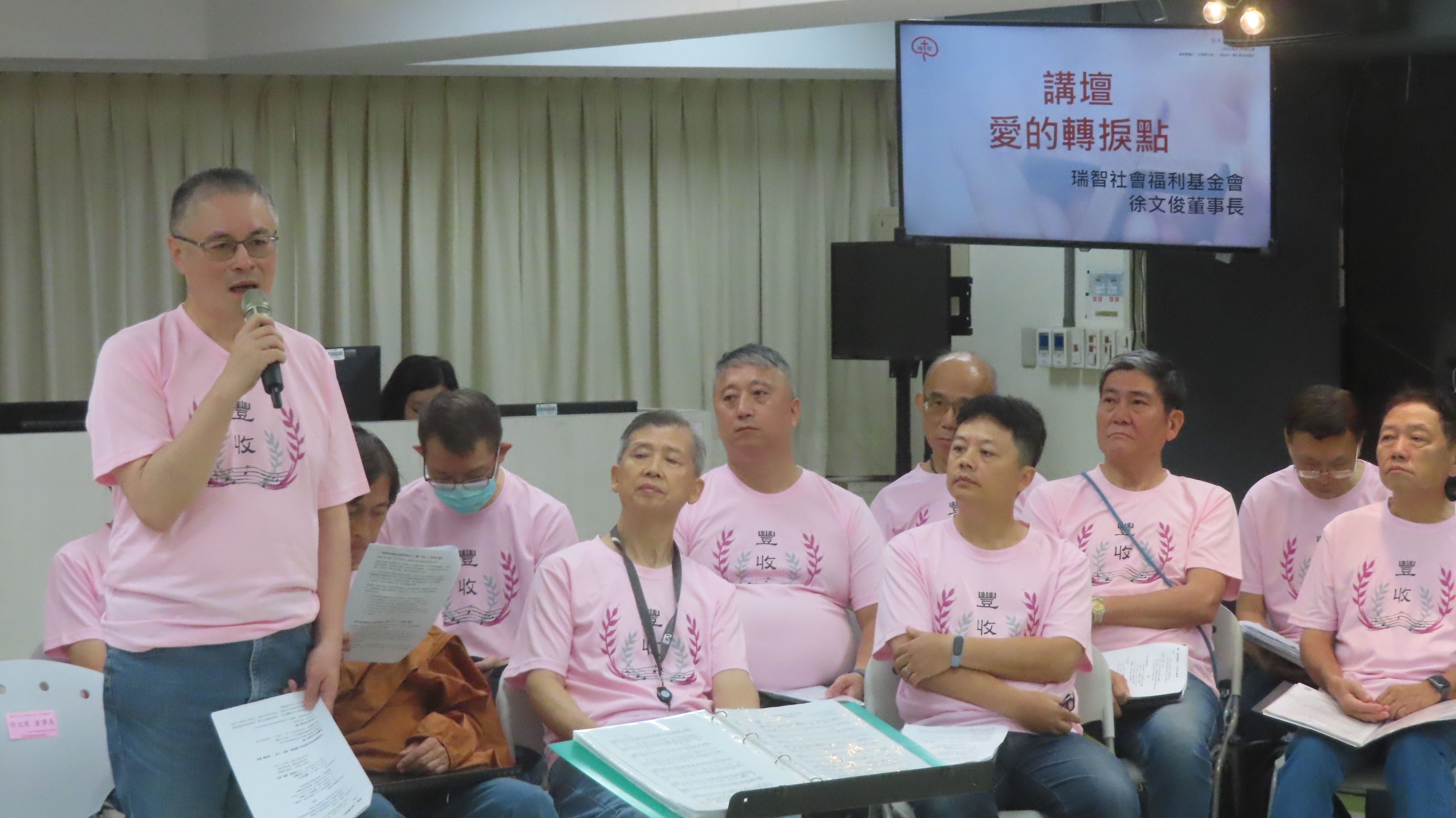 徐文俊董事長/醫師分享。(圖/梁敬彥攝影)