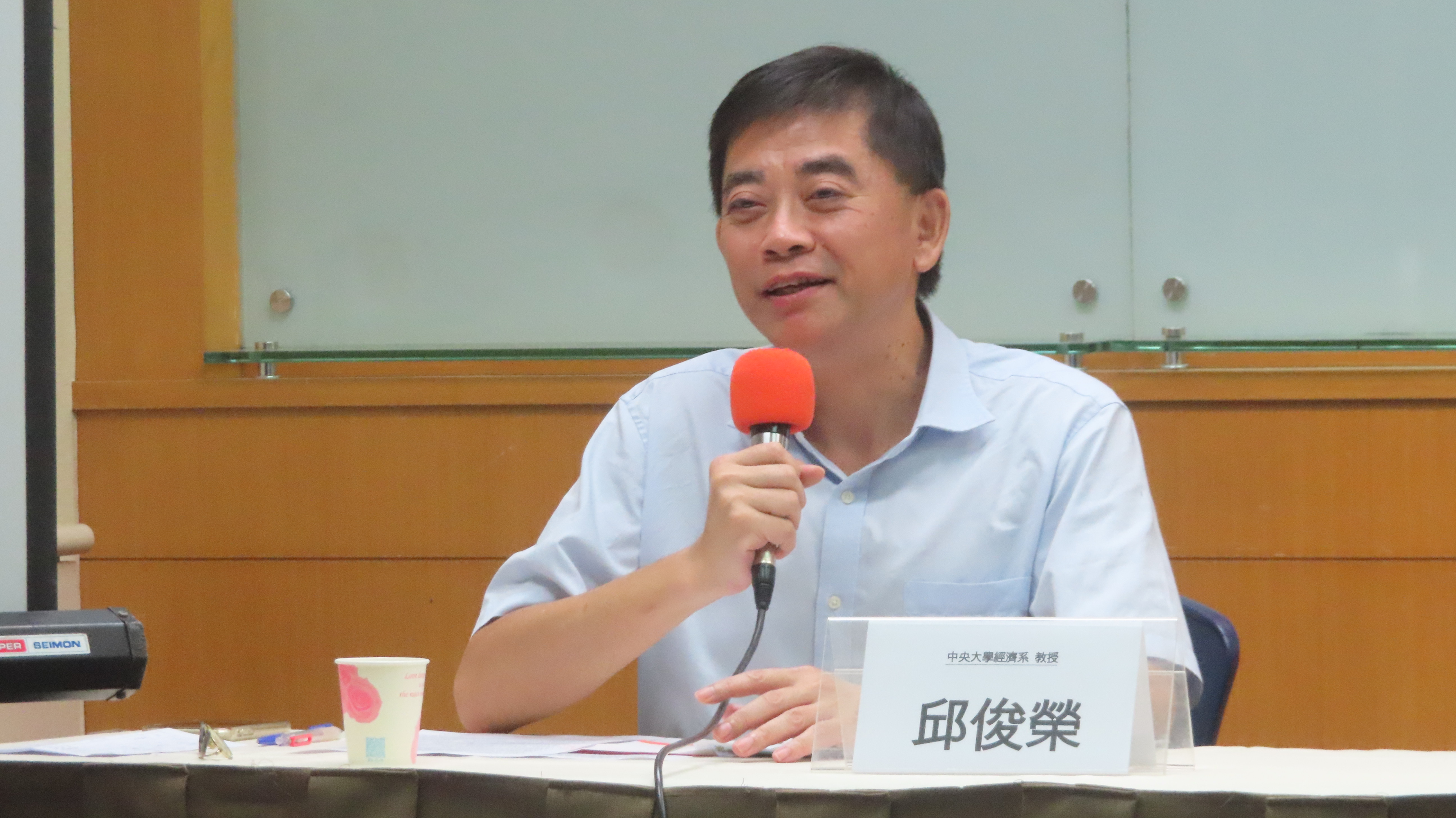 邱俊榮教授。(圖/梁敬彥攝影)