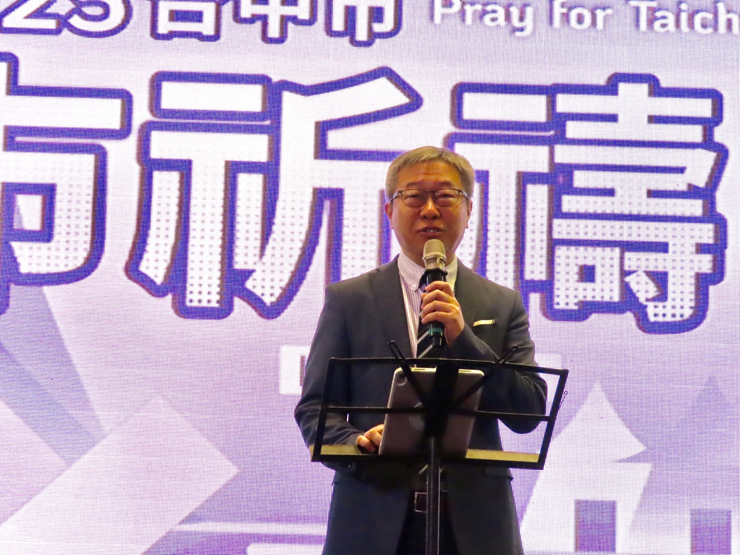 杜明達牧師。(圖/李容珍攝影)