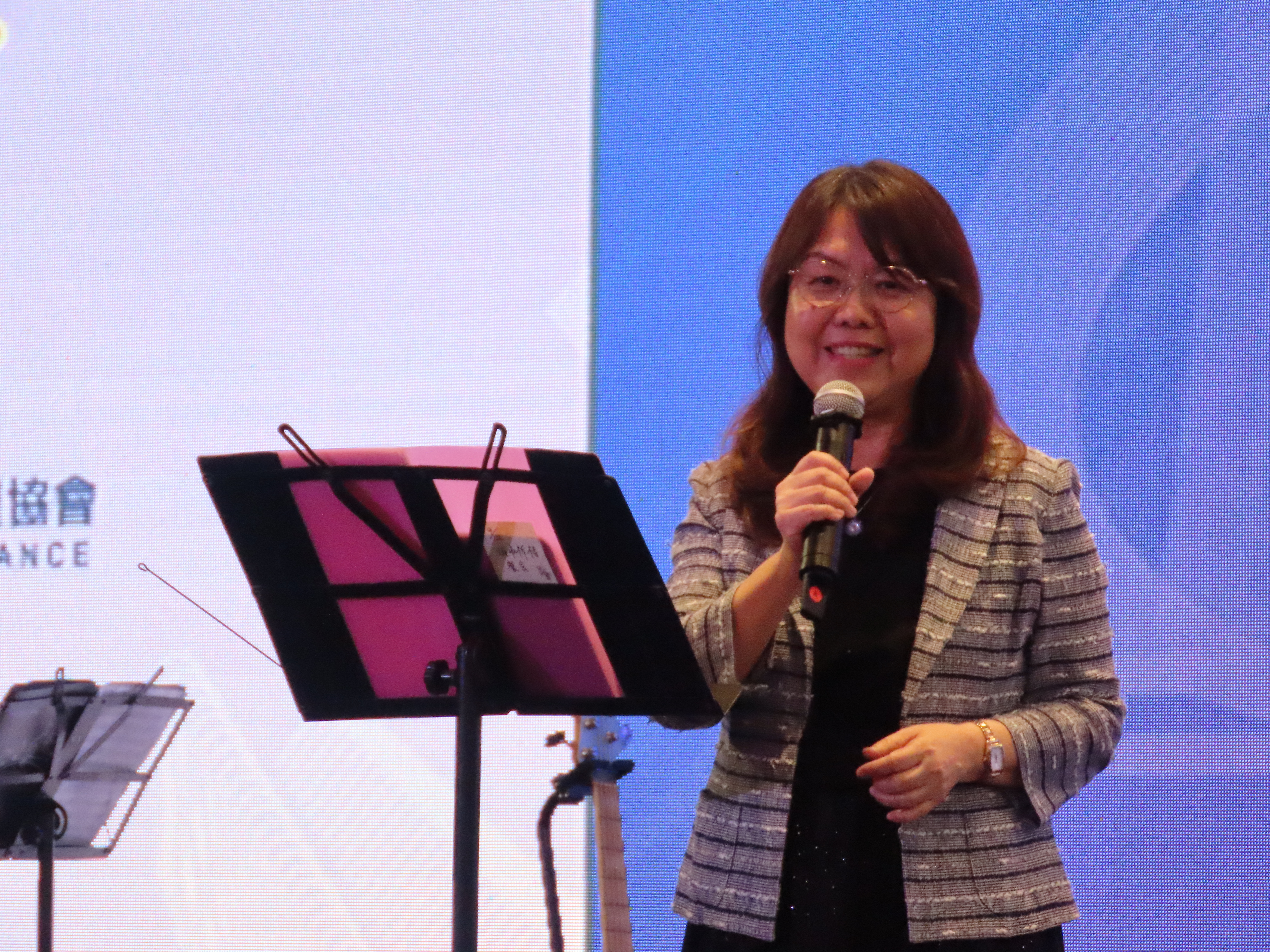 蔡晶玫牧師。(圖/李容珍攝影)