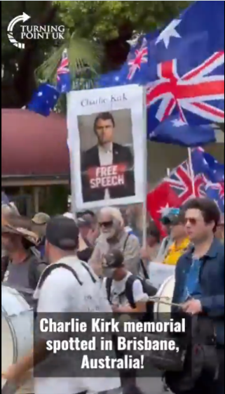 澳洲布里斯班遊行。(翻攝自X@@TPointUK)