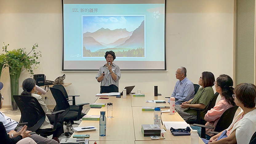 創文主任莫非返台分享異象。