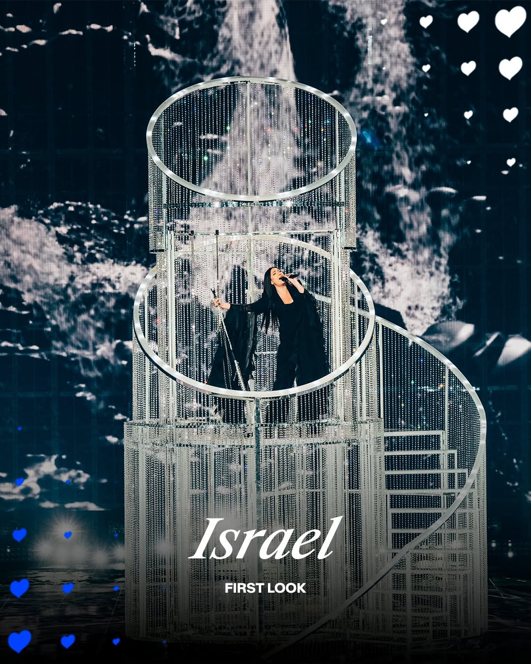 拉斐爾的舞台造景炫爛奪目。(翻攝自IG@yuvalraphael)