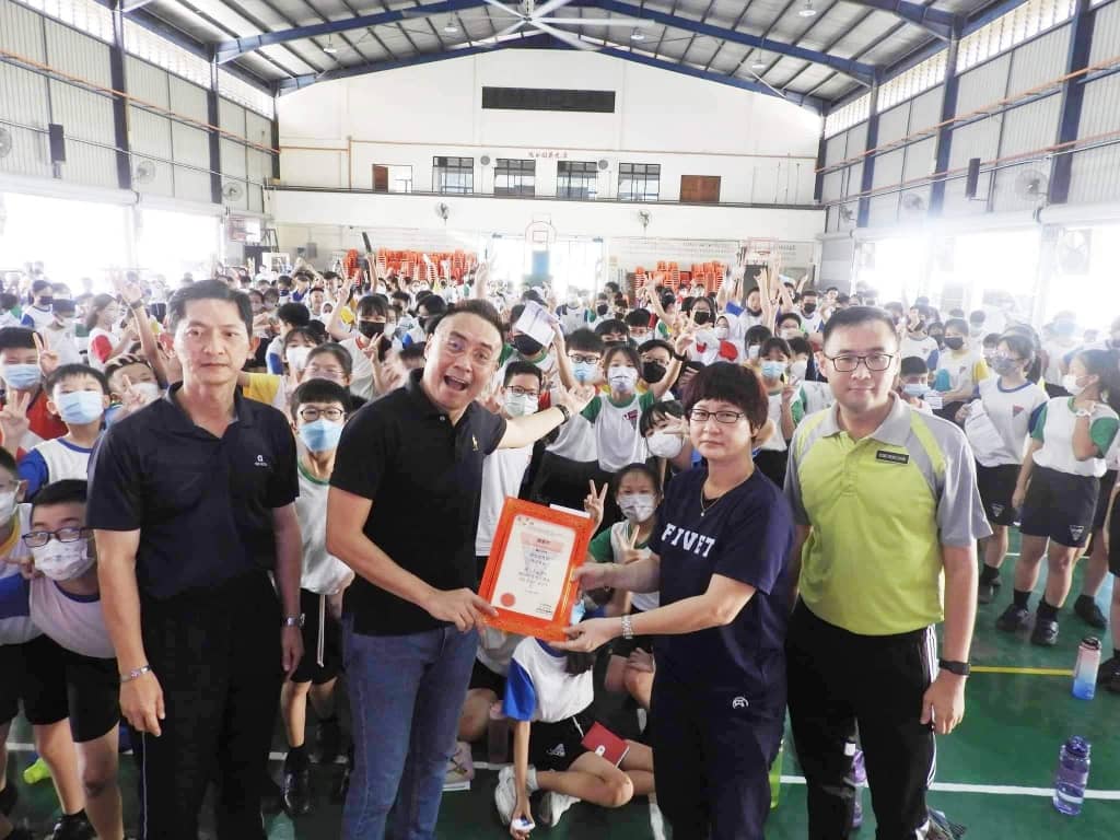 郭似龙牧师走进校园，主讲包括正确认识霸凌的专题（受访者提供）