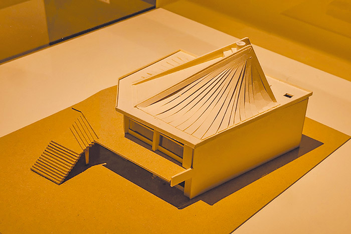 傅義修士設計的教堂模型。(圖/國立史前博物館提供)