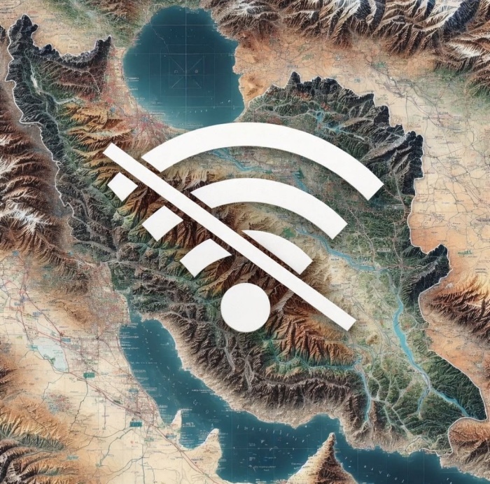 伊朗當局切斷全國網路。（翻攝自IG@ayrosmelody）