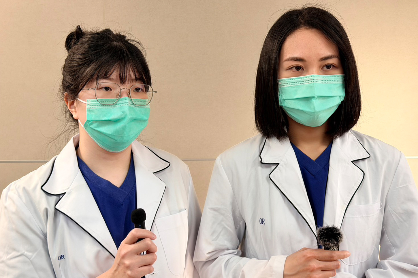 術室護理師表示，加班是採個人自願並當日登記為主。(彰基提供)