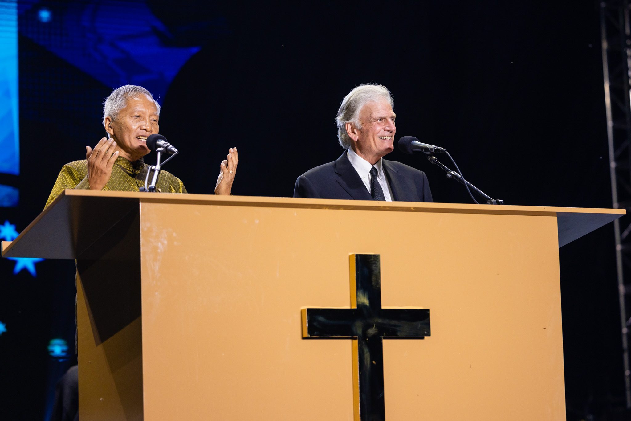 葛福臨傳講福音。(翻攝自葛福臨臉書)