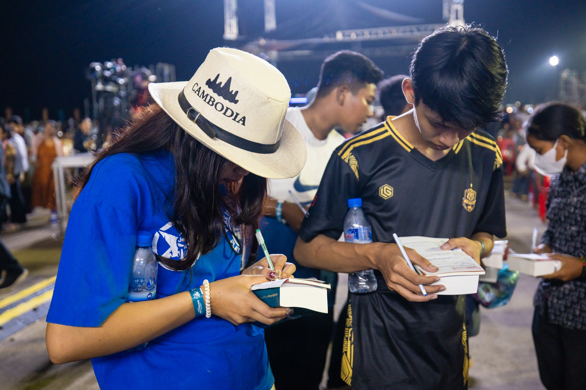 決志者留下資料。(翻攝自葛福臨臉書)