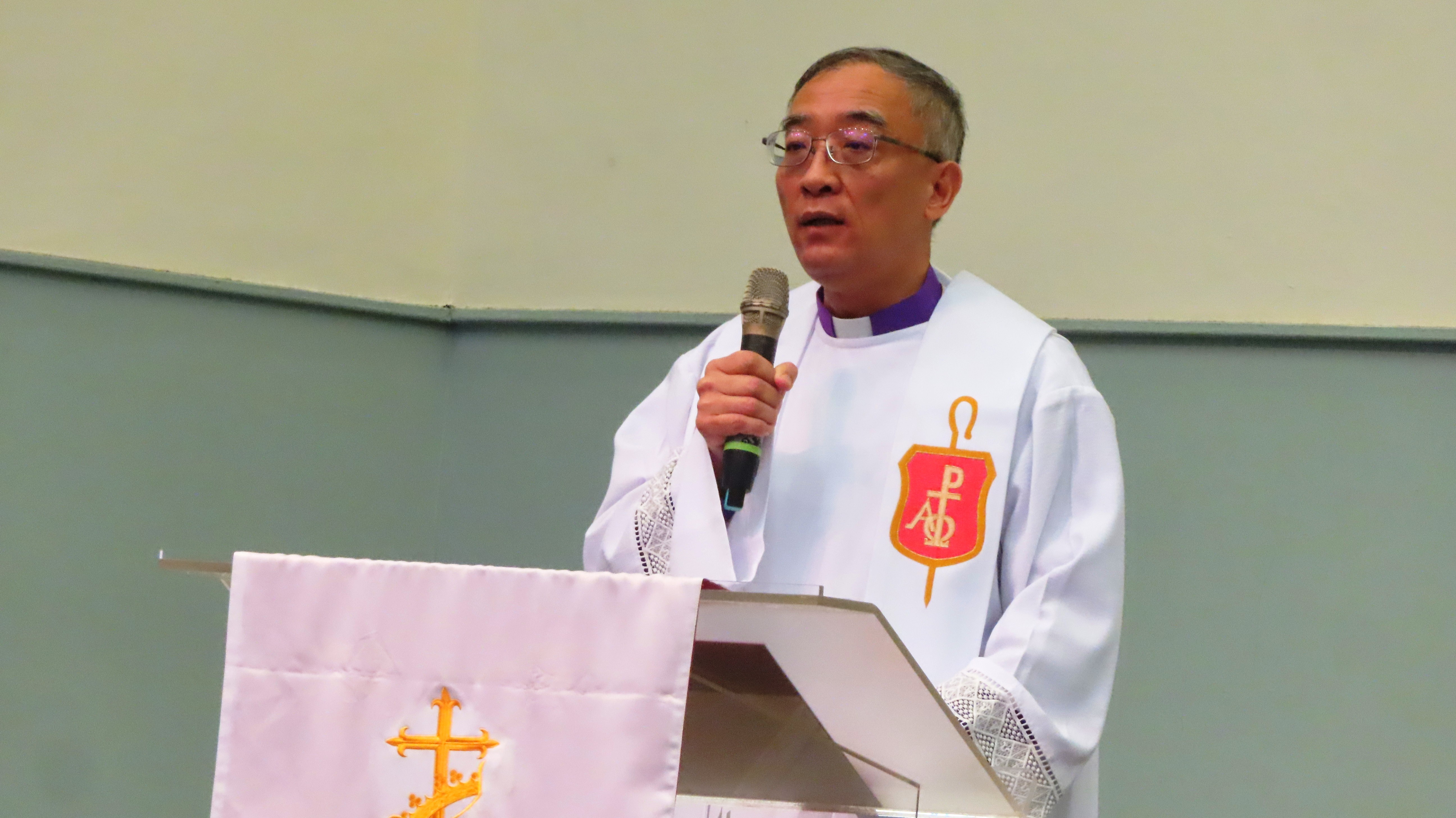 辛俊傑會督證道。（圖/梁敬彥攝影）