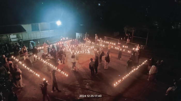 印度瑪拿西之子舉行猶太慶典。（翻攝自FB@Shavei Israel）