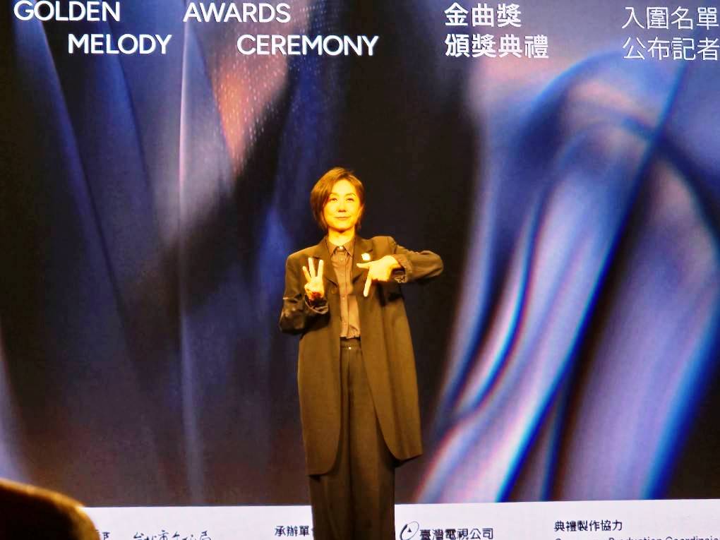第37屆金曲獎評審團主席黃韻玲(梁敬彥攝影)