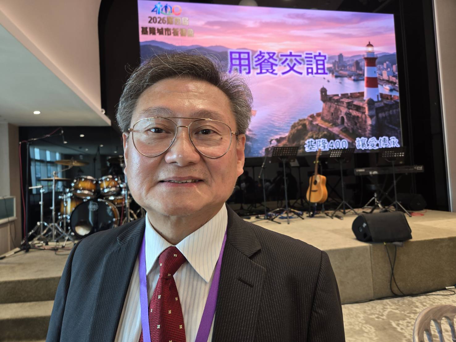 林富山牧師會後受訪。