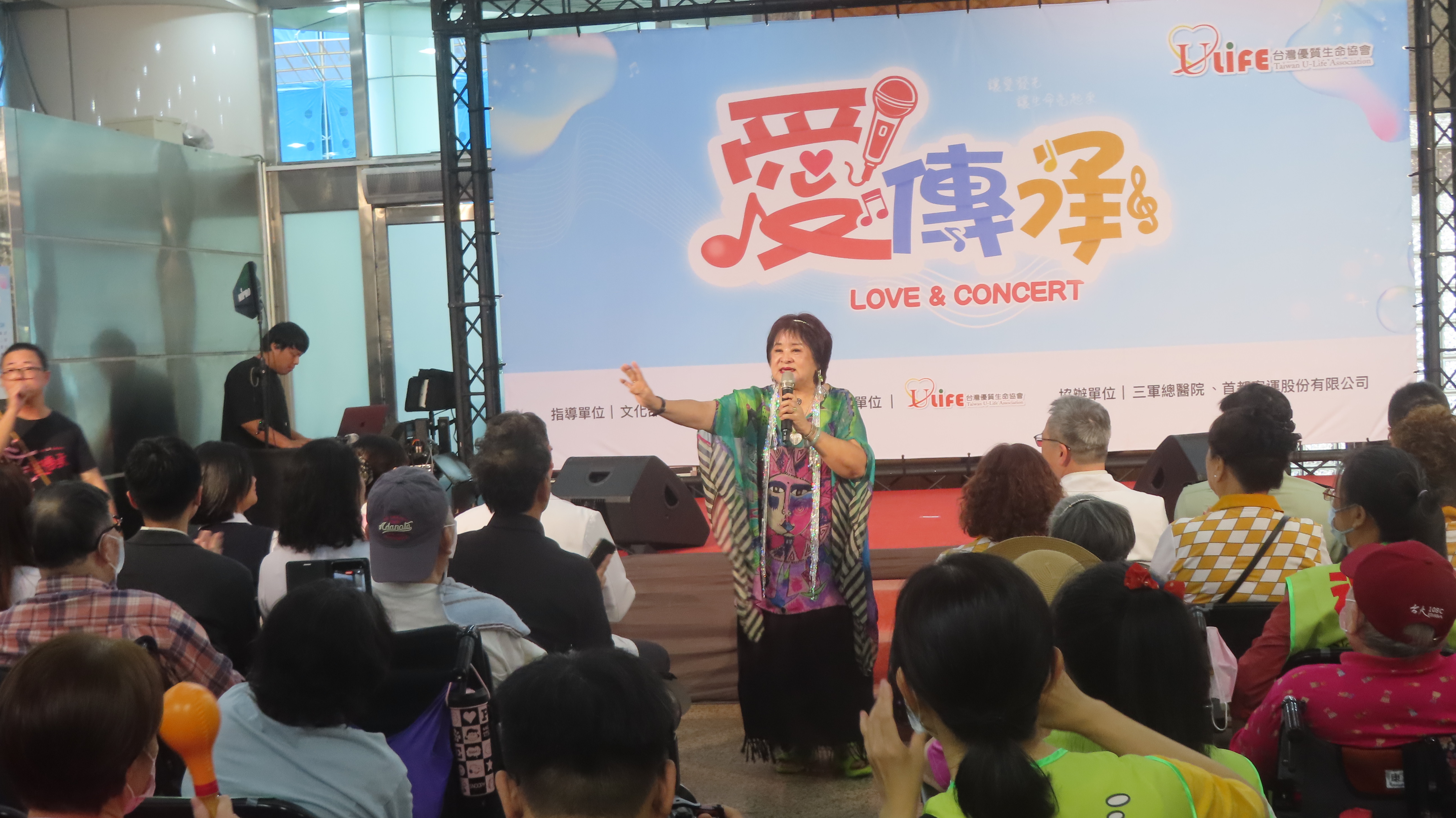 台北藝人之家資深藝人施心慧演出分享。(圖/梁敬彥攝影)