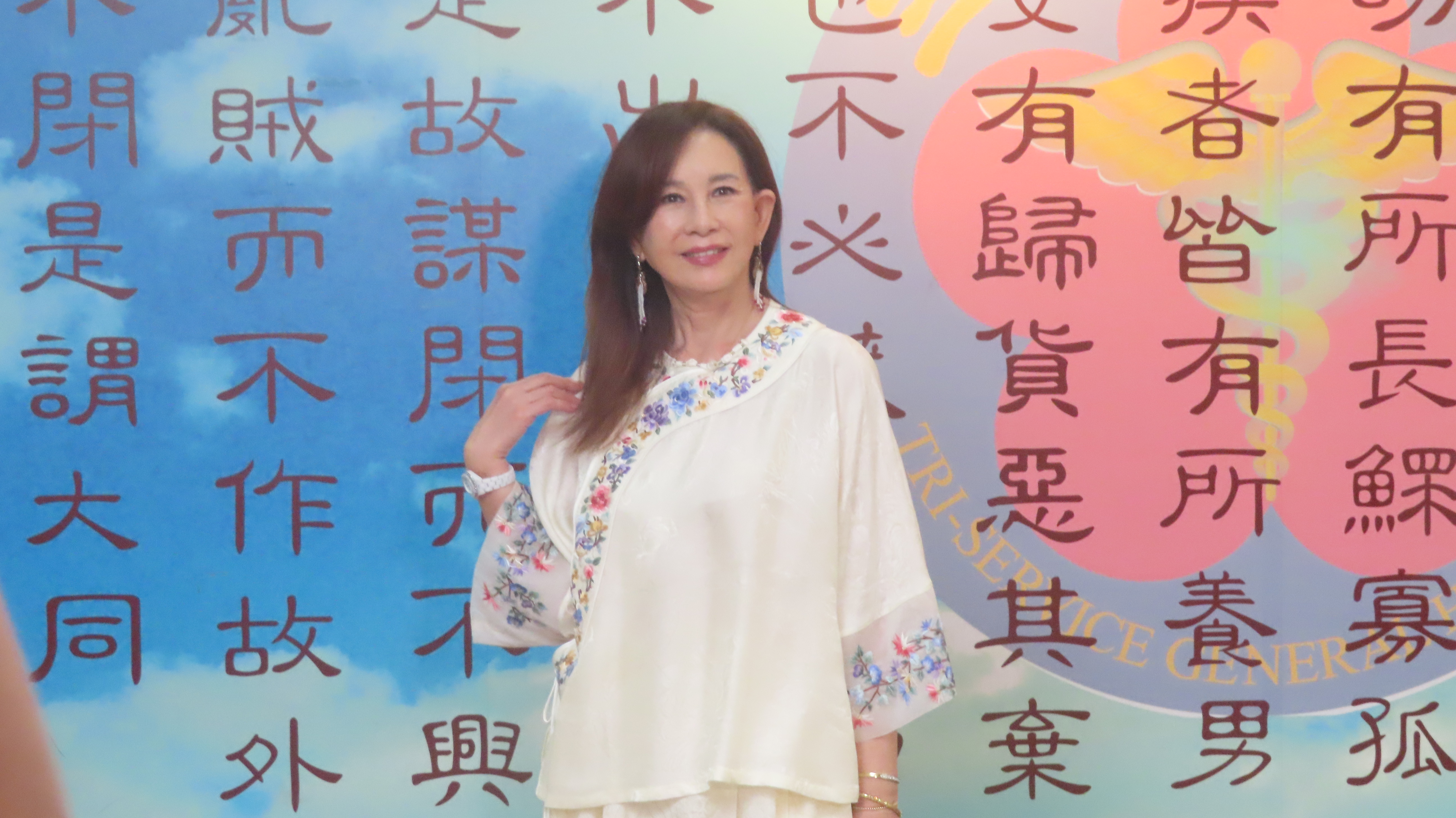 凍齡的周丹薇。(圖/梁敬彥攝影)