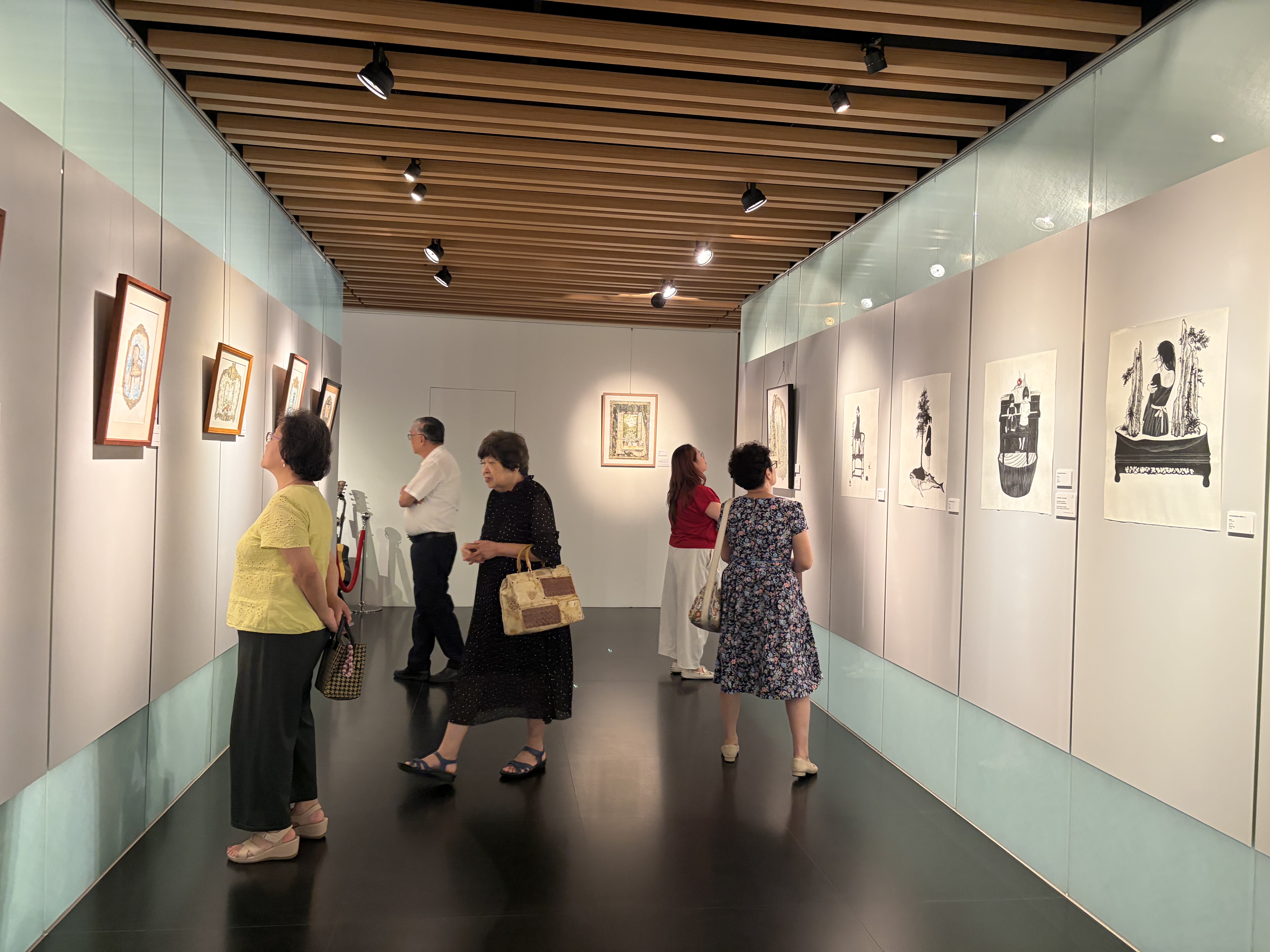 畫展會場。(圖/李容珍攝影)