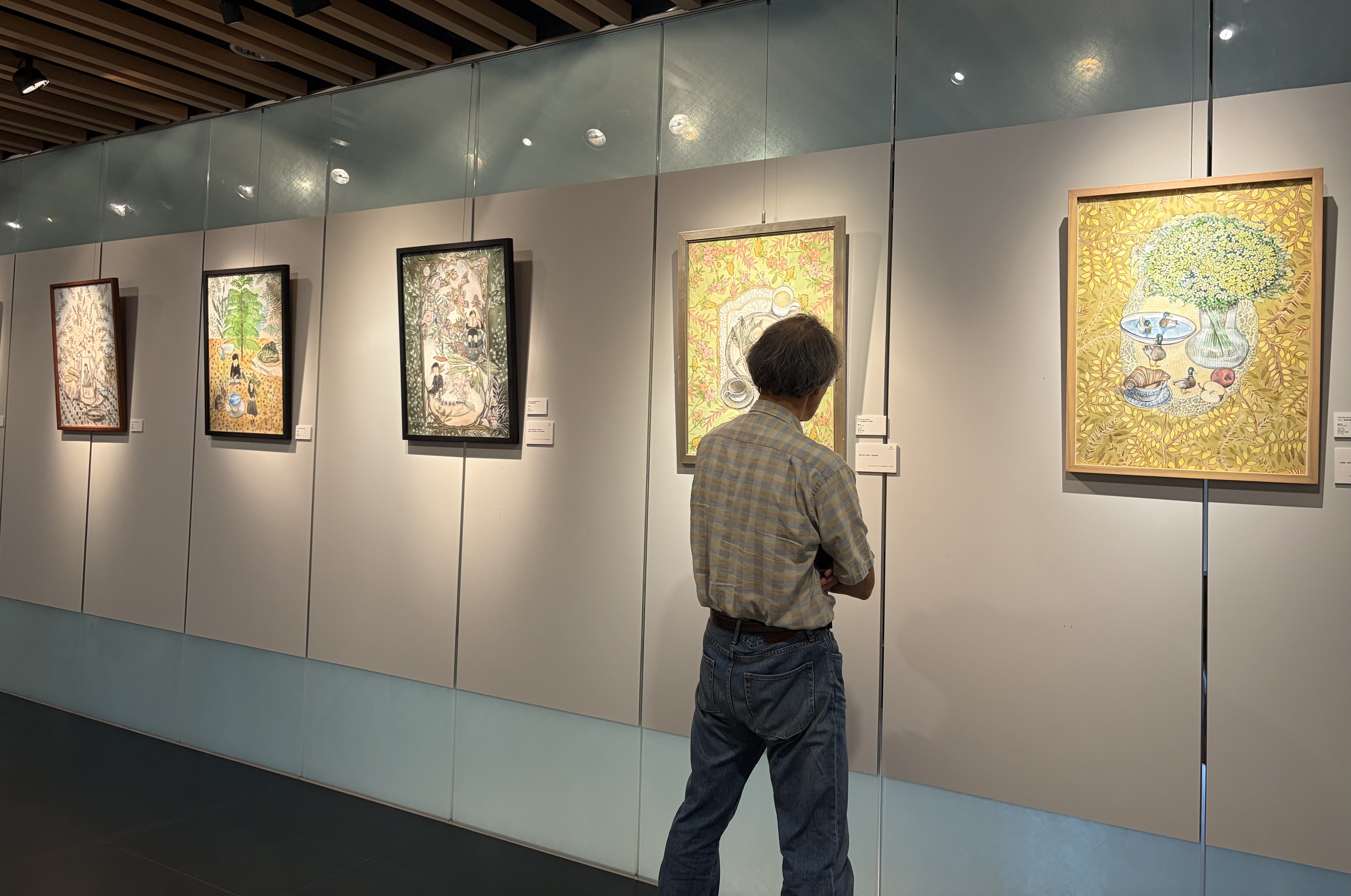 畫展會場。(圖/李容珍攝影)