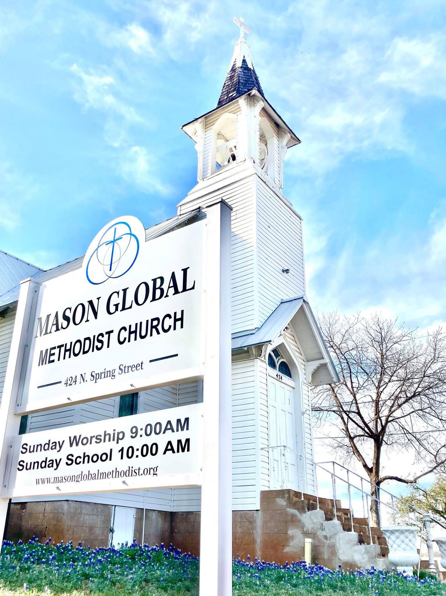 位於美國德州梅森郡的梅森全球衛理公會。(翻攝自FB@Mason Global Methodist Church)