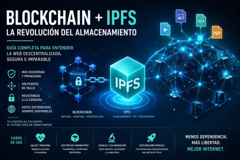 La Revolución del Almacenamiento:  Blockchain e IPFS
