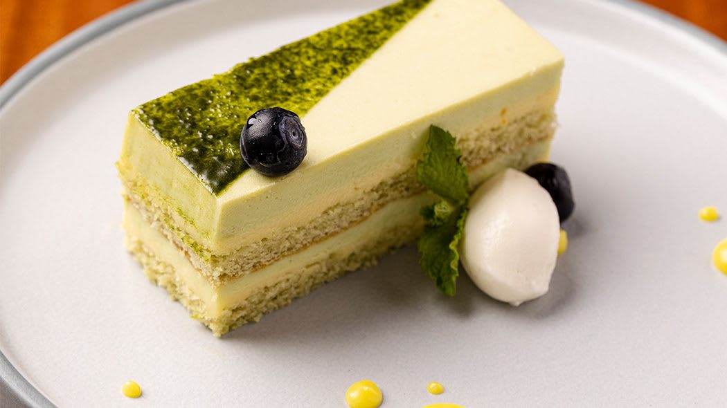 Matcha-Yuzu Cake