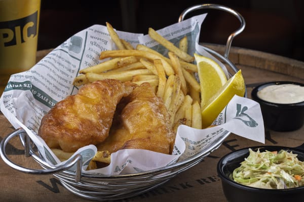 Fish & Chips from Epic Sports Bar