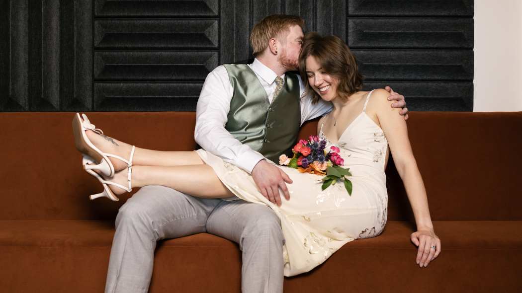 The happy couple