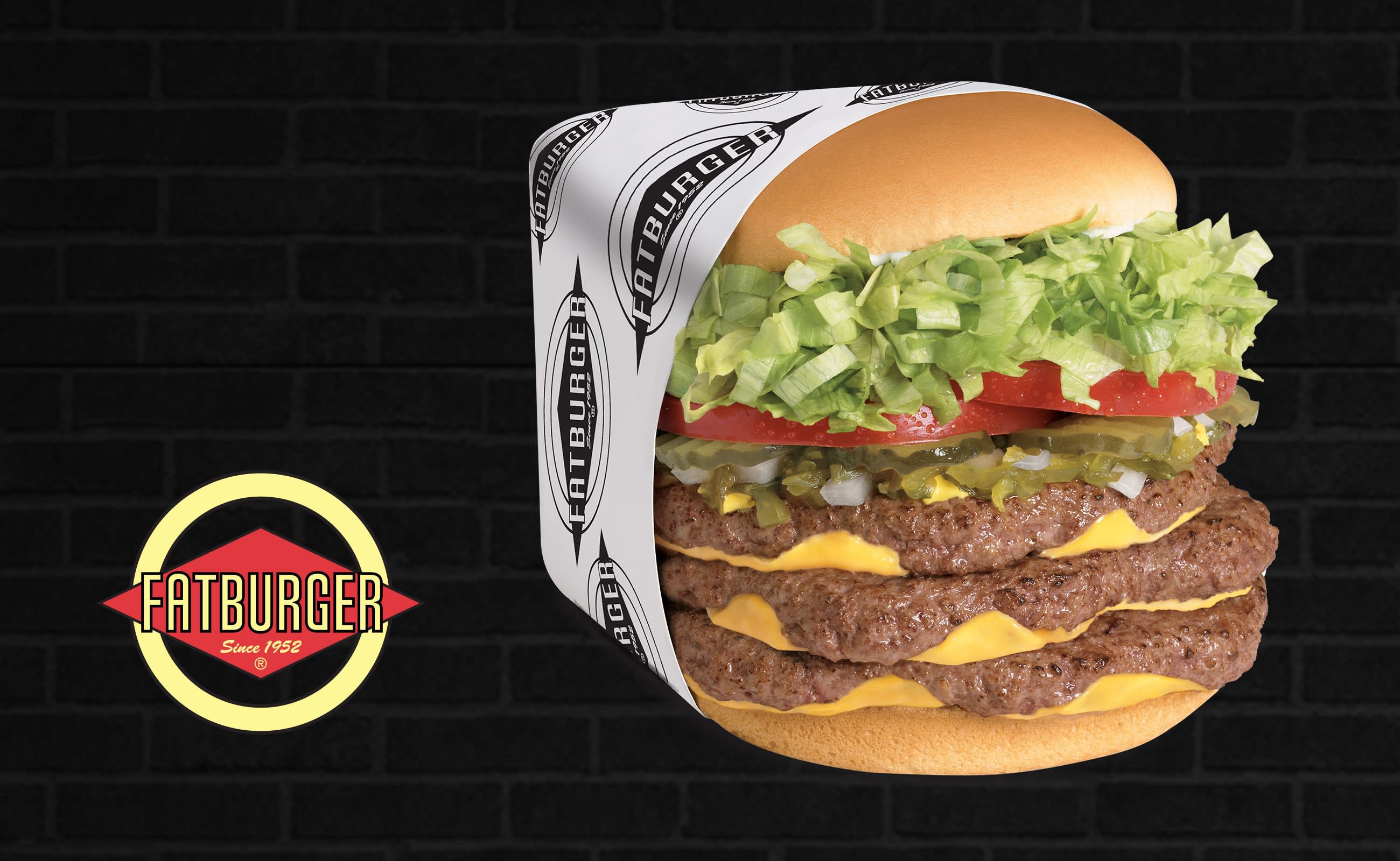 A delicious burger from Fatburger