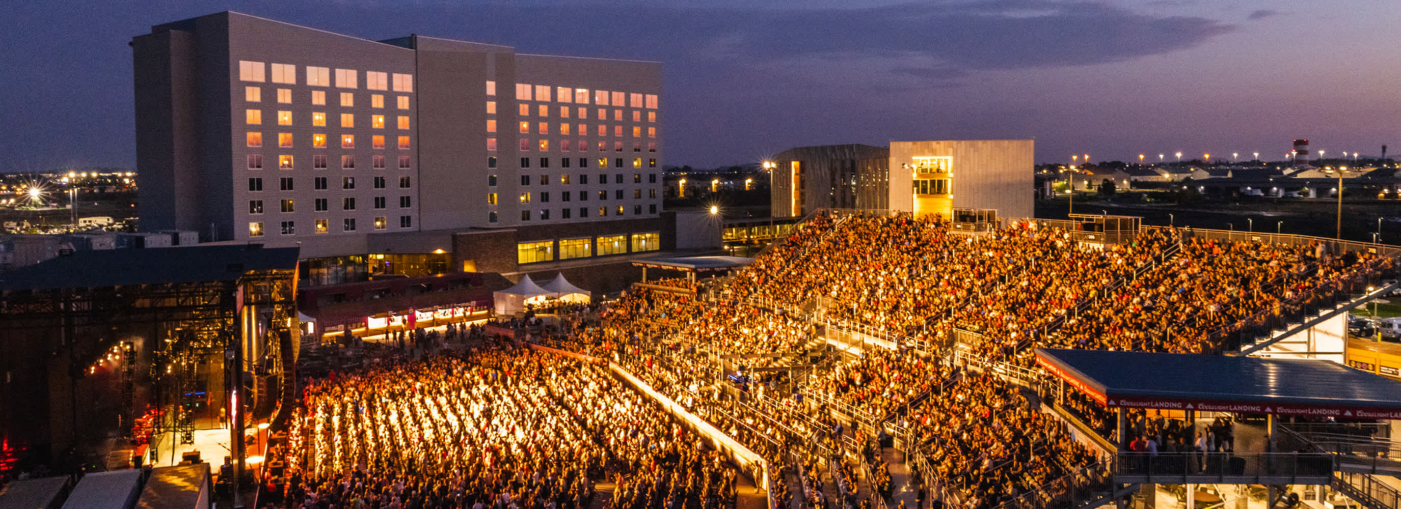 Outdoor Summer Concert Venue, photo by Rebecca Moore