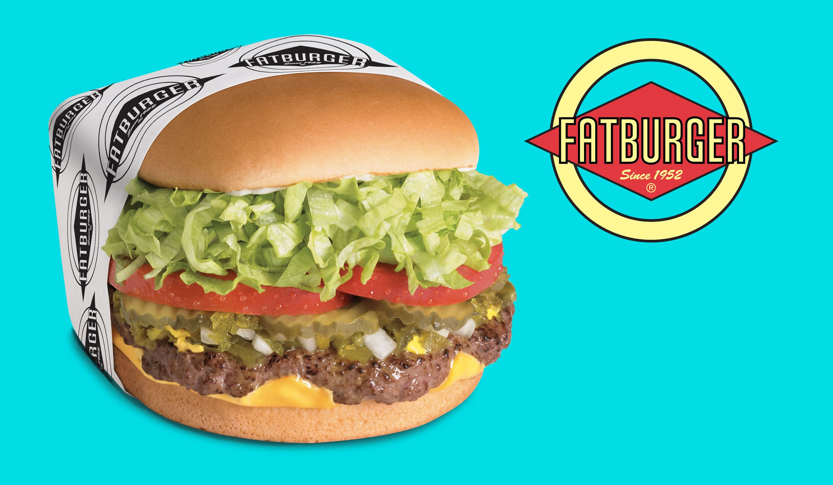A delicious burger from Fatburger