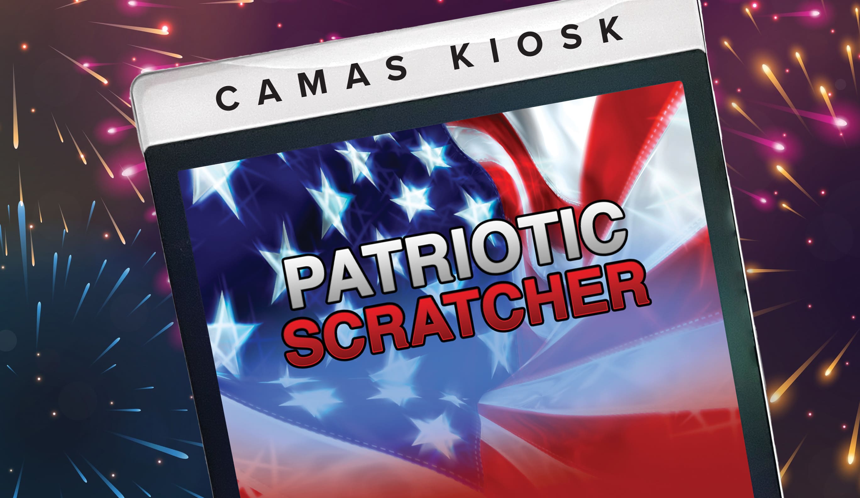 Patriotic Scratcher Kiosk Game