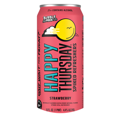 Happy Thursday Spiked Refresher - Strawberry
