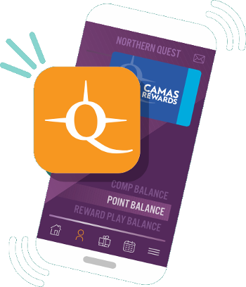 Access your Camas Rewards anytime, anywhere.