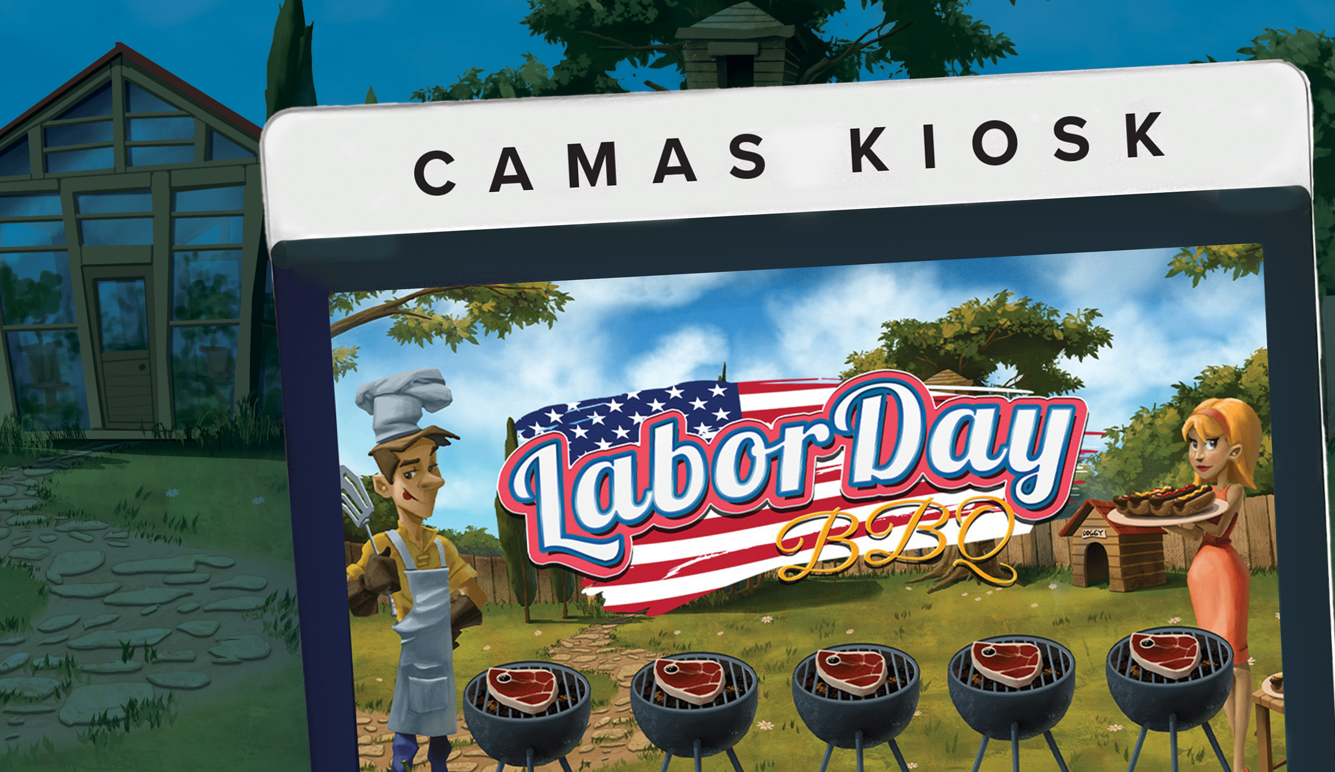 Labor Day BBQ Kiosk Game