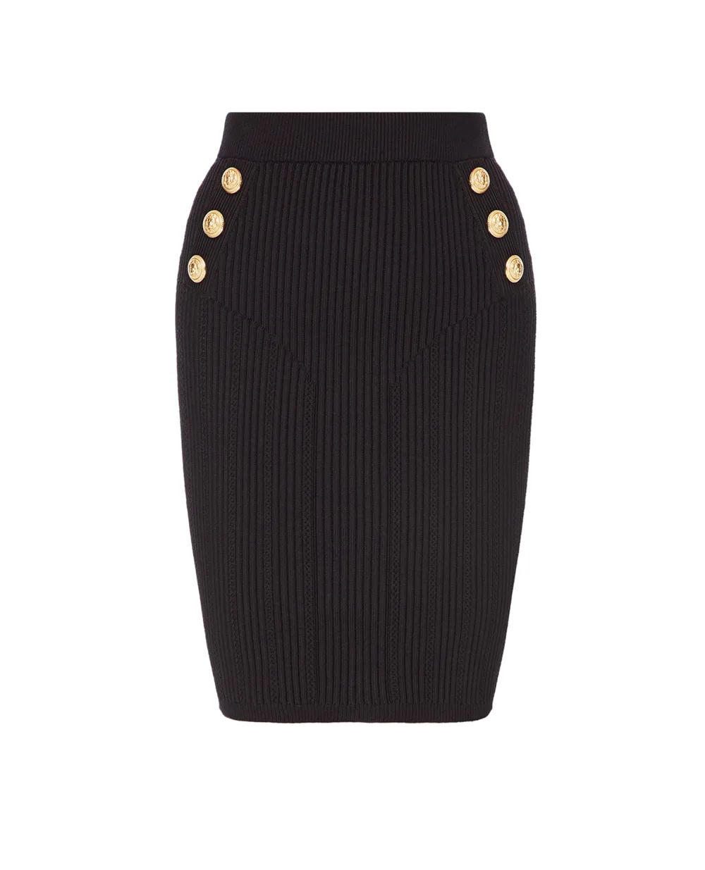 Юбка Balmain YF1LC007KB39, черный цвет • Купить в интернет-магазине Kameron