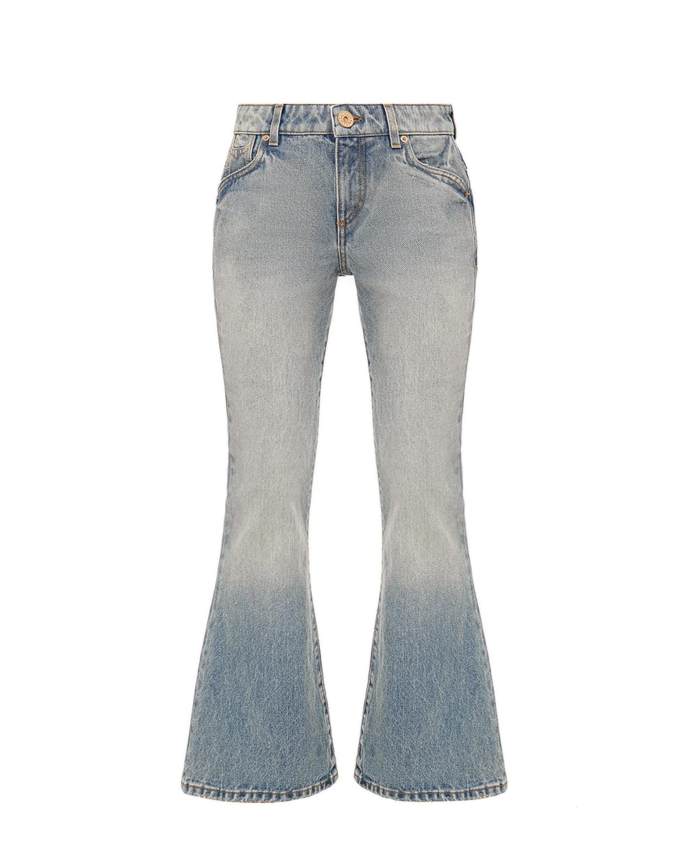 Джинсы Balmain CF1MJ120DE04, голубой цвет • Купить в интернет-магазине Kameron