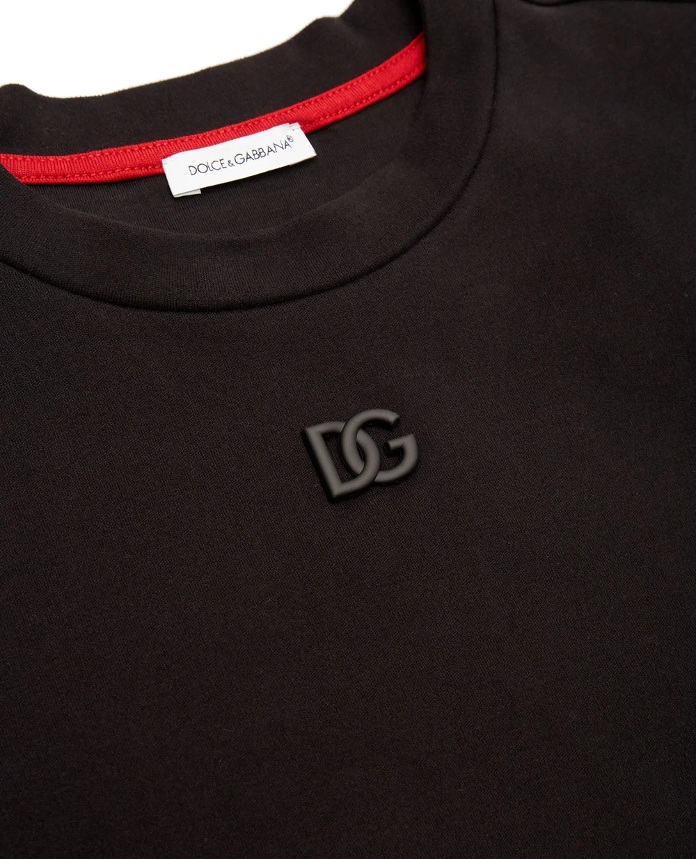 Детская футболка Dolce&Gabbana Kids L4JTDV-G7B0I-B, черный цвет • Купить в интернет-магазине Kameron