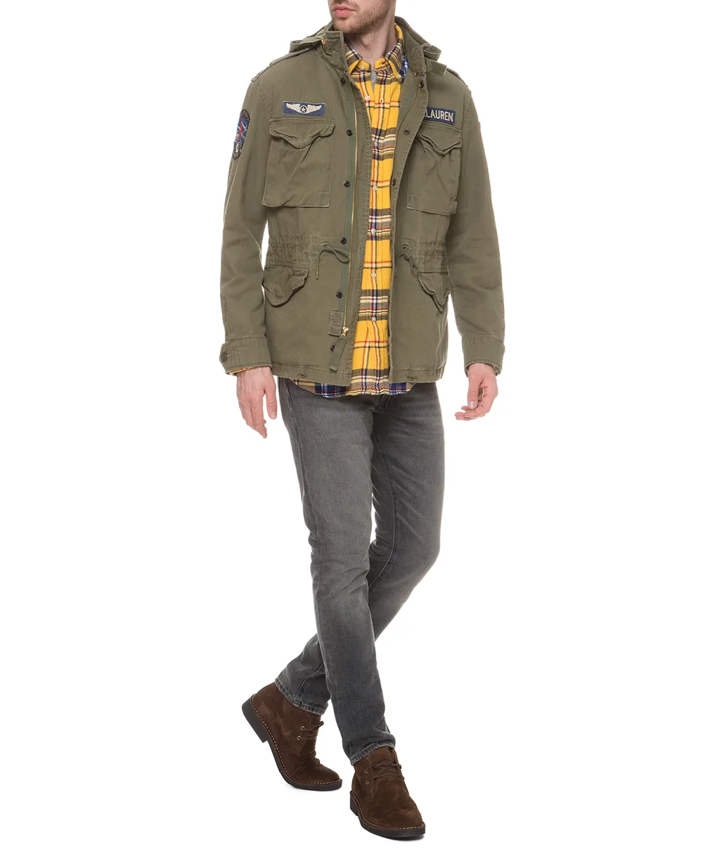 Куртка Polo Ralph Lauren 710722923001, оливковый цвет • Купить в интернет-магазине Kameron
