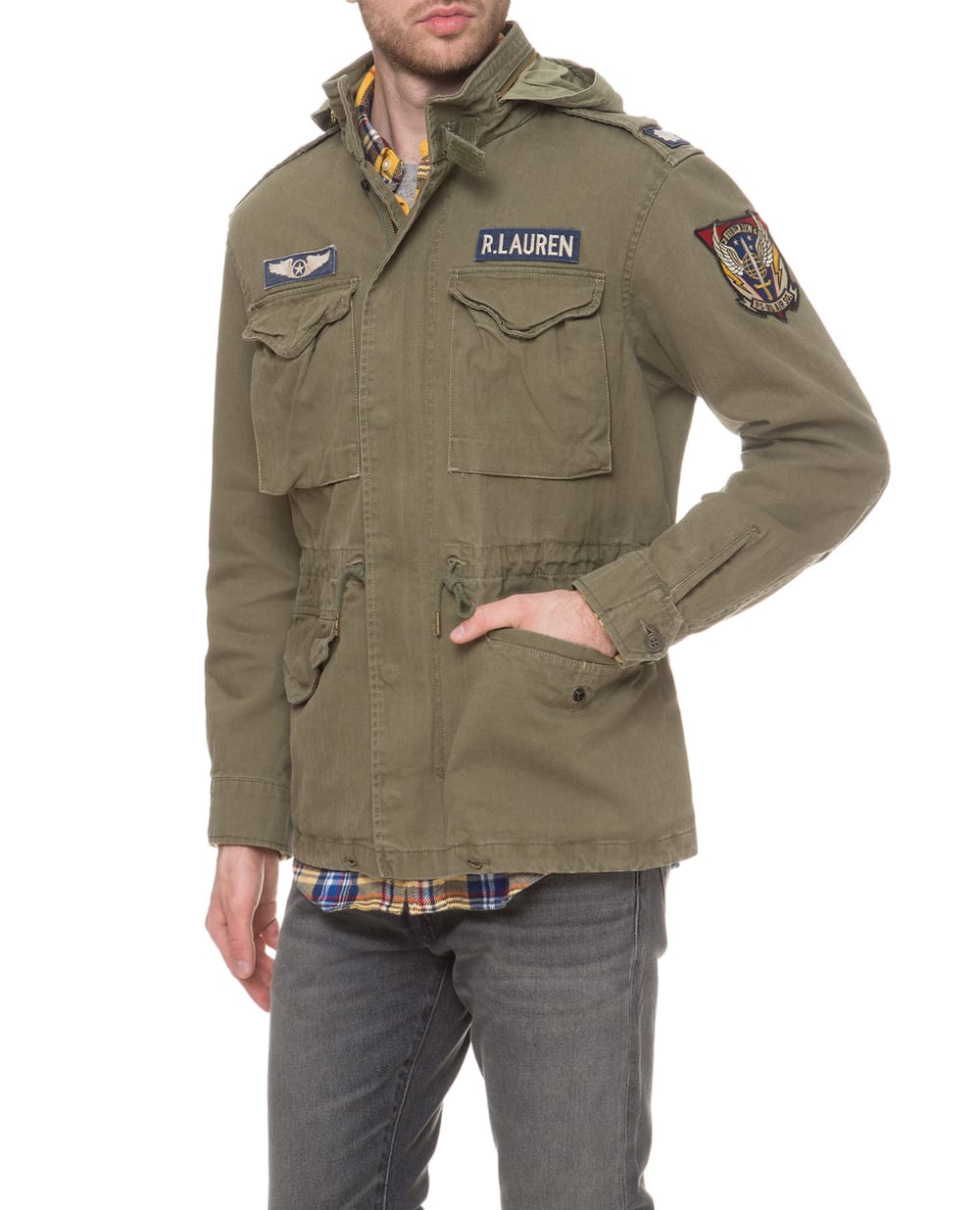 Куртка Polo Ralph Lauren 710722923001, оливковый цвет • Купить в интернет-магазине Kameron