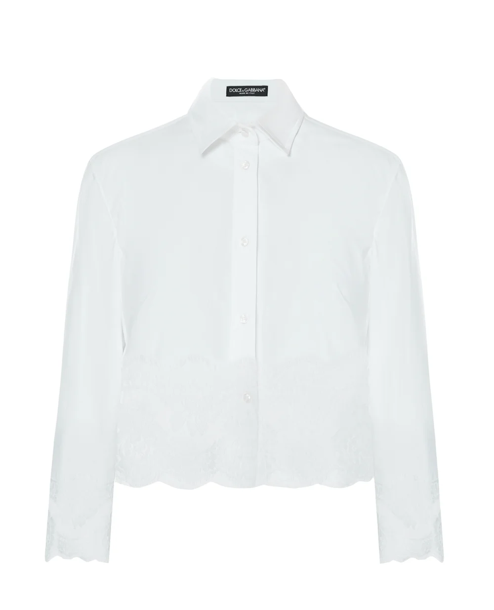 Рубашка Dolce&Gabbana F5Q65T-FUEEE, белый цвет • Купить в интернет-магазине Kameron