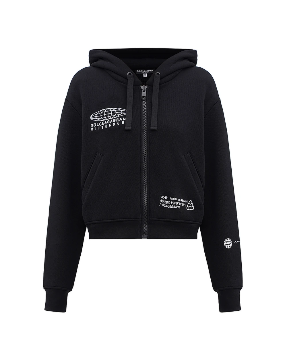 Толстовка DGVIB3 (костюм) Dolce&Gabbana F9R43T-G7K6X, черный цвет • Купить в интернет-магазине Kameron