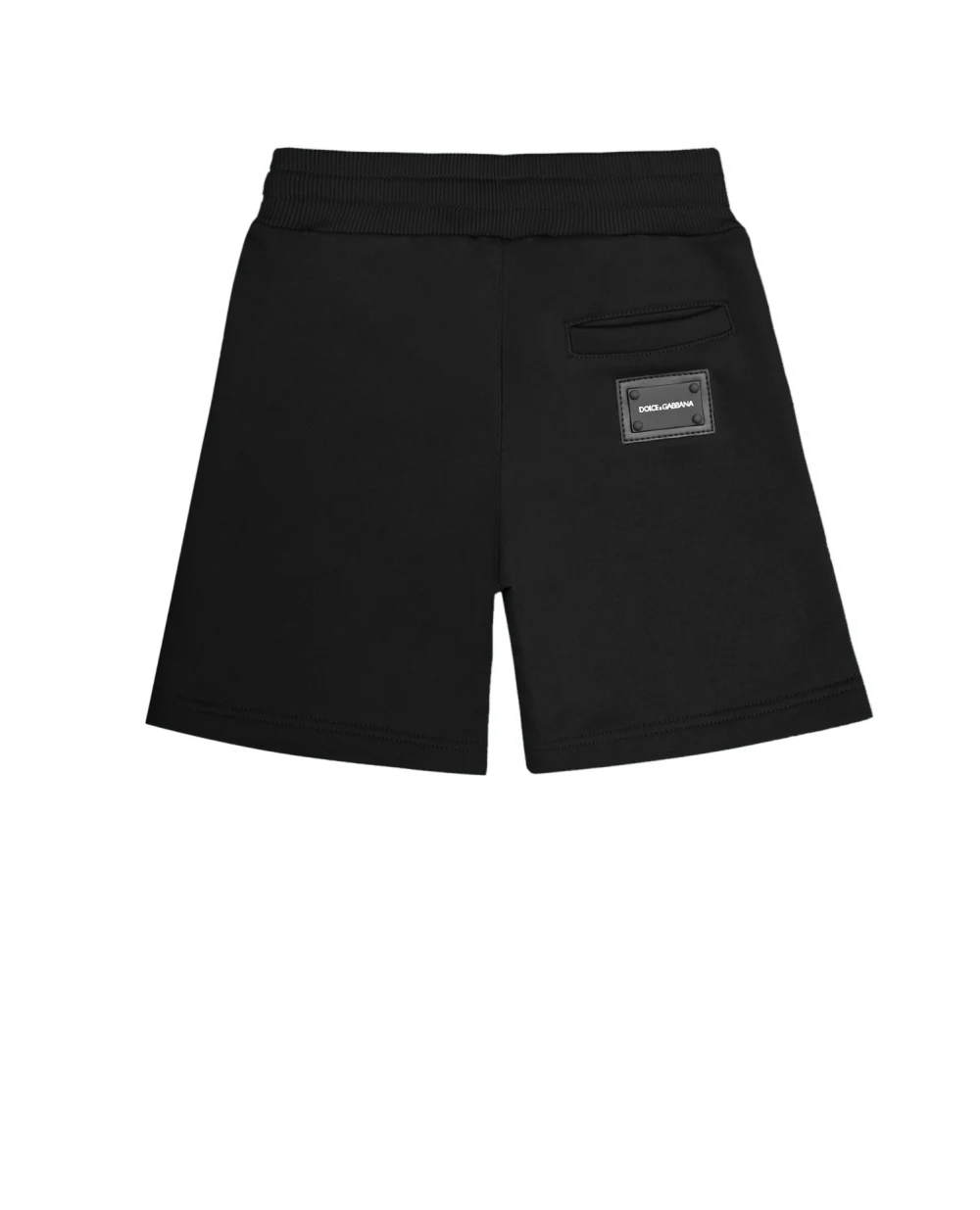 Детские шорты Dolce&Gabbana Kids L4JQD4-G7VGL-S, черный цвет • Купить в интернет-магазине Kameron