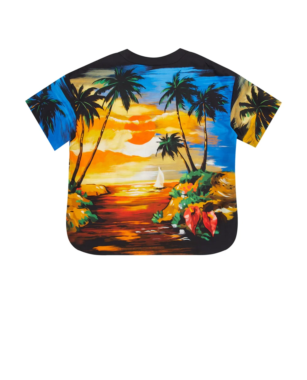 Детская рубашка Dolce&Gabbana Kids L43S68-G7H0O-B, разноцветный цвет • Купить в интернет-магазине Kameron