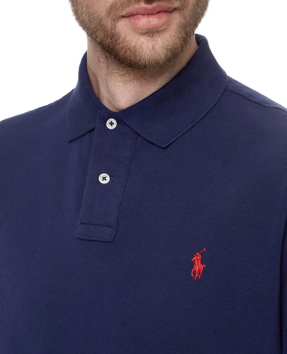 Поло Polo Ralph Lauren 710680790046, темно синій колір • Купити в інтернет-магазині Kameron