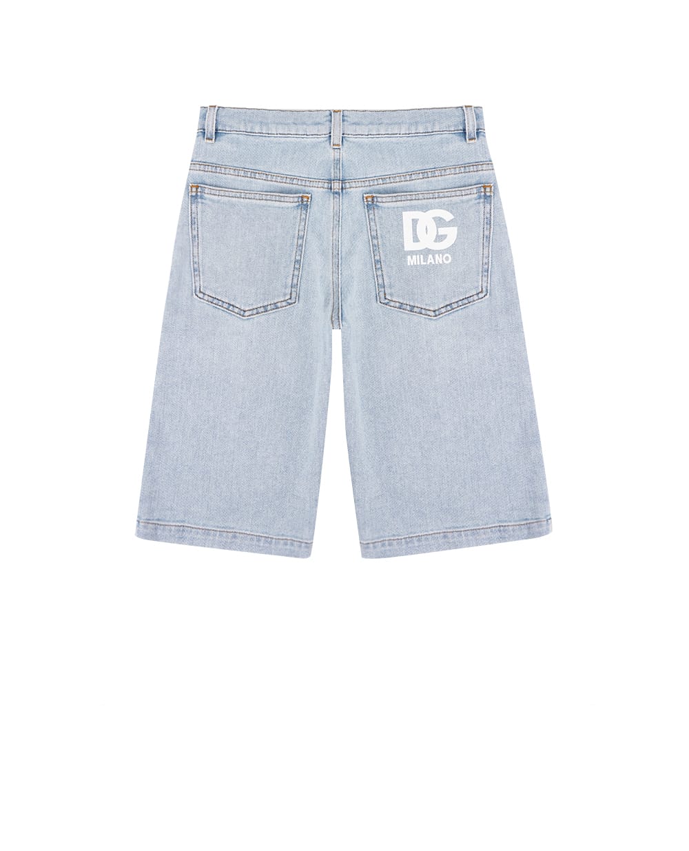 Детские шорты Dolce&Gabbana Kids L42Q96-LDC13-B, голубой цвет • Купить в интернет-магазине Kameron