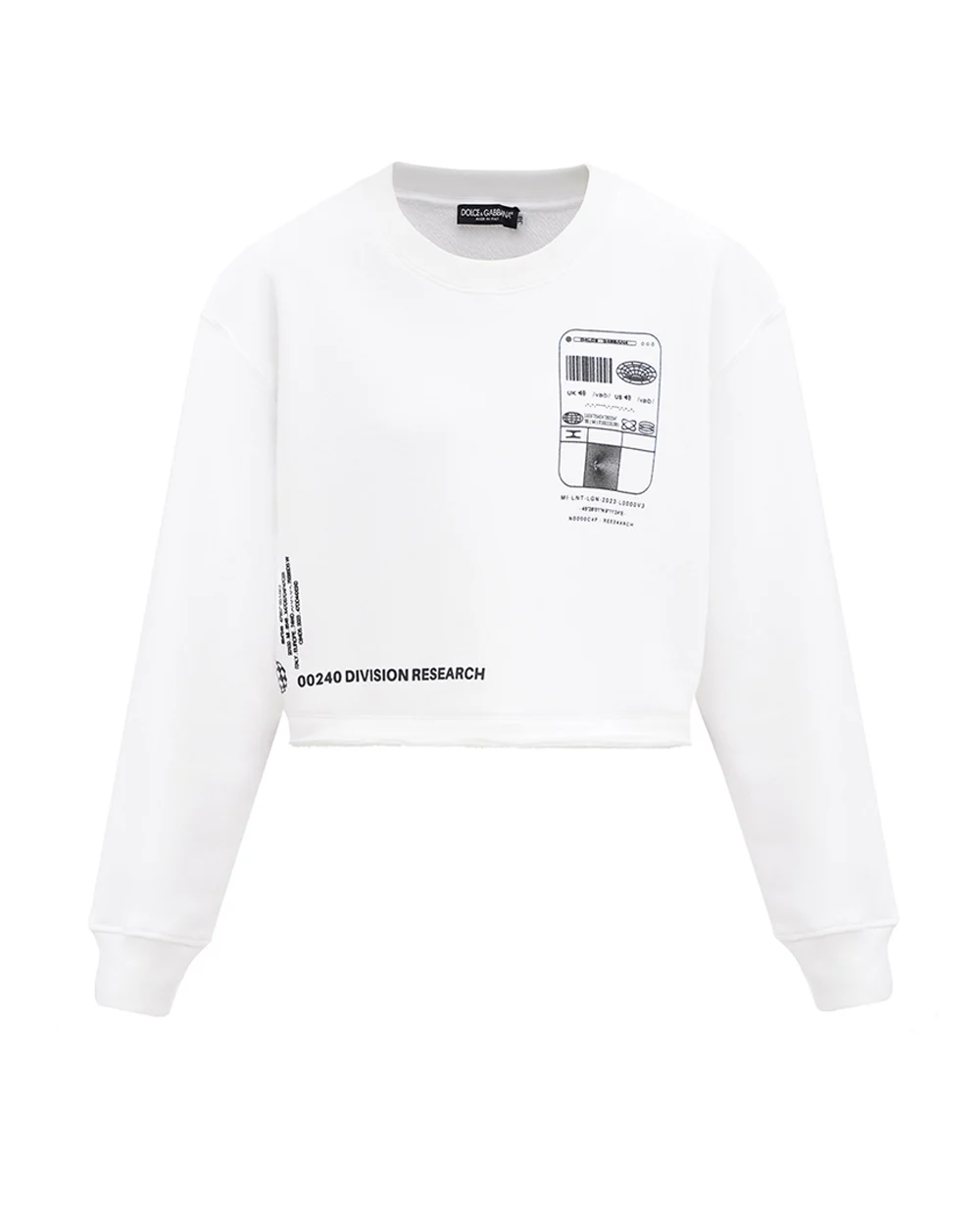 Свитшот DGVIB3 (костюм) Dolce&Gabbana F9R41T-G7K6T, белый цвет • Купить в интернет-магазине Kameron