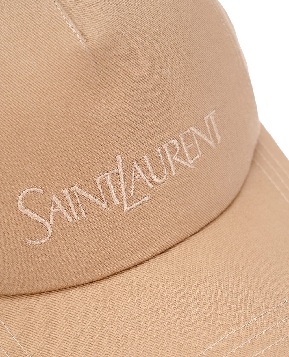 Бейсболка Saint Laurent 778063-3YP19, бежевый цвет • Купить в интернет-магазине Kameron