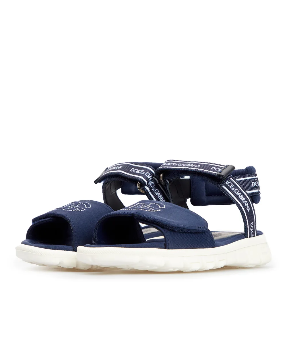 Детские сандалии Dolce&Gabbana Kids DL0068-AY233, синий цвет • Купить в интернет-магазине Kameron